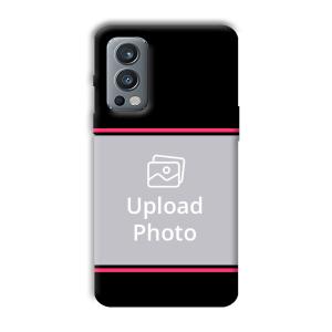 Pink Lines Customized Printed Back Cover for OnePlus Nord 2