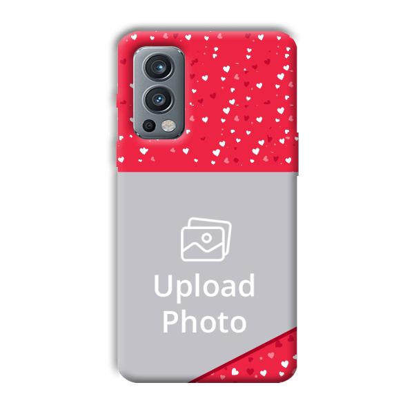Dark Pink Customized Printed Back Cover for OnePlus Nord 2