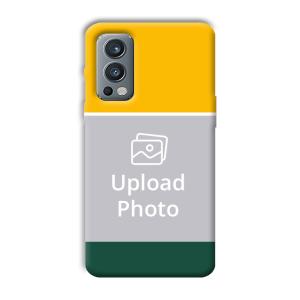 Yellow Green Customized Printed Back Cover for OnePlus Nord 2