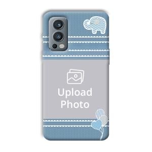 Elephant Customized Printed Back Cover for OnePlus Nord 2