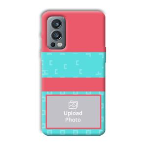 Bluish Pattern Customized Printed Back Cover for OnePlus Nord 2