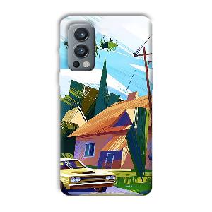 Car  Phone Customized Printed Back Cover for OnePlus Nord 2