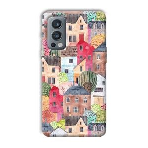 Colorful Homes Phone Customized Printed Back Cover for OnePlus Nord 2