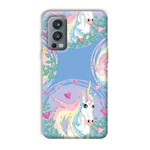 Unicorn Phone Customized Printed Back Cover for OnePlus Nord 2