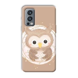 Owlet Phone Customized Printed Back Cover for OnePlus Nord 2