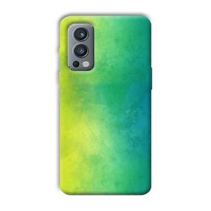 Green Pattern Phone Customized Printed Back Cover for OnePlus Nord 2