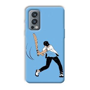 Cricketer Phone Customized Printed Back Cover for OnePlus Nord 2