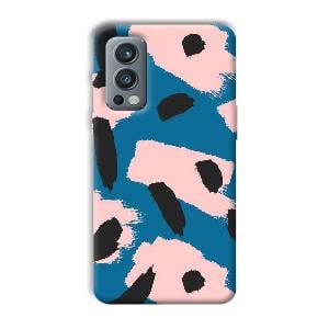 Black Dots Pattern Phone Customized Printed Back Cover for OnePlus Nord 2