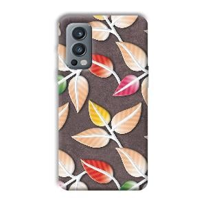 Leaves Phone Customized Printed Back Cover for OnePlus Nord 2