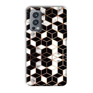 Black Cubes Phone Customized Printed Back Cover for OnePlus Nord 2