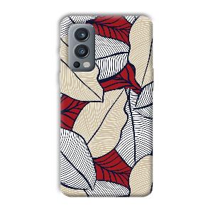 Leafy Pattern Phone Customized Printed Back Cover for OnePlus Nord 2