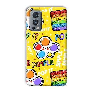 Pop It Phone Customized Printed Back Cover for OnePlus Nord 2