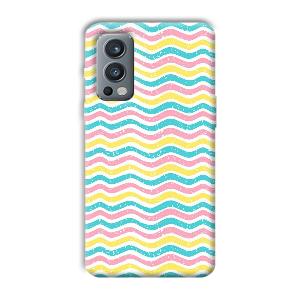 Wavy Designs Phone Customized Printed Back Cover for OnePlus Nord 2