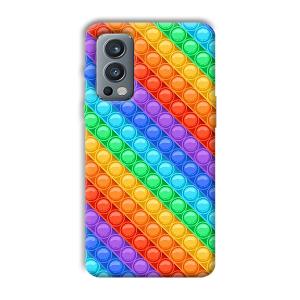 Colorful Circles Phone Customized Printed Back Cover for OnePlus Nord 2