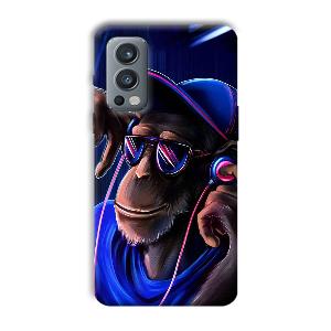 Cool Chimp Phone Customized Printed Back Cover for OnePlus Nord 2