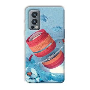 Blue Design Phone Customized Printed Back Cover for OnePlus Nord 2