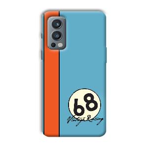 Vintage Racing Phone Customized Printed Back Cover for OnePlus Nord 2
