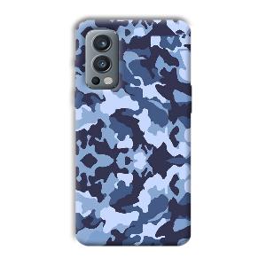 Blue Patterns Phone Customized Printed Back Cover for OnePlus Nord 2