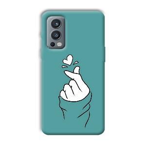 Korean Love Design Phone Customized Printed Back Cover for OnePlus Nord 2