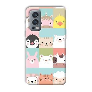 Kittens Phone Customized Printed Back Cover for OnePlus Nord 2