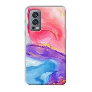 Water Colors Phone Customized Printed Back Cover for OnePlus Nord 2