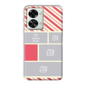 Diagnol Frame Customized Printed Back Cover for OnePlus Nord 2T 5G