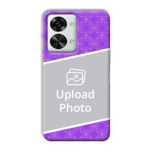 Purple Design Customized Printed Back Cover for OnePlus Nord 2T 5G