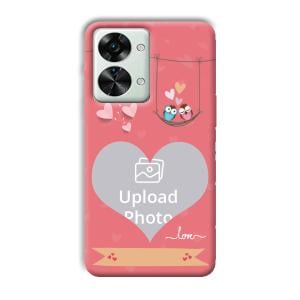 Love Birds Design Customized Printed Back Cover for OnePlus Nord 2T 5G