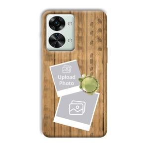 Wooden Photo Collage Customized Printed Back Cover for OnePlus Nord 2T 5G