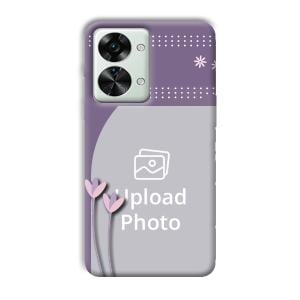 Lilac Pattern Customized Printed Back Cover for OnePlus Nord 2T 5G