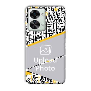 Letters Customized Printed Back Cover for OnePlus Nord 2T 5G