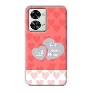 2 Hearts Customized Printed Back Cover for OnePlus Nord 2T 5G