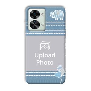 Elephant Customized Printed Back Cover for OnePlus Nord 2T 5G