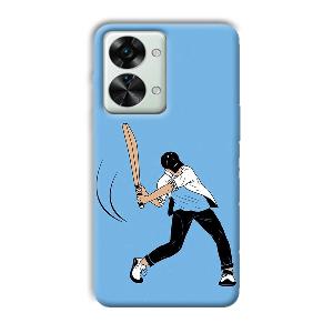 Cricketer Phone Customized Printed Back Cover for OnePlus Nord 2T 5G