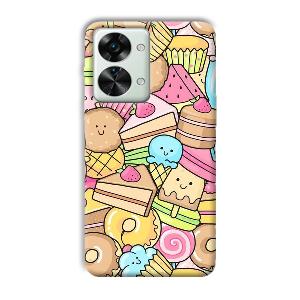 Love Desserts Phone Customized Printed Back Cover for OnePlus Nord 2T 5G