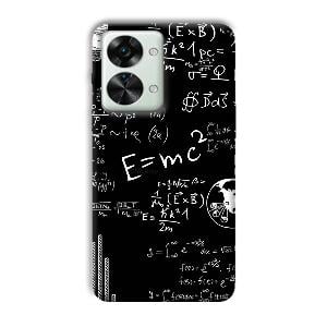 E is Equal To MC2 Phone Customized Printed Back Cover for OnePlus Nord 2T 5G