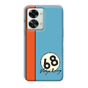 Vintage Racing Phone Customized Printed Back Cover for OnePlus Nord 2T 5G