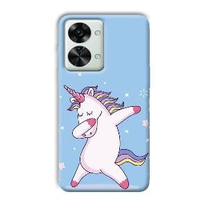 Unicorn Dab Phone Customized Printed Back Cover for OnePlus Nord 2T 5G