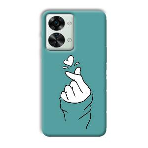 Korean Love Design Phone Customized Printed Back Cover for OnePlus Nord 2T 5G