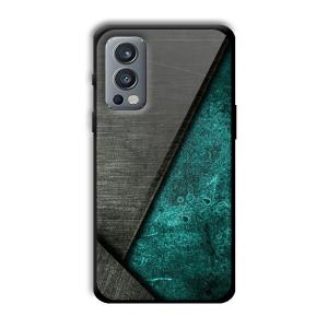 Aqua Green Customized Printed Glass Back Cover for OnePlus Nord 2