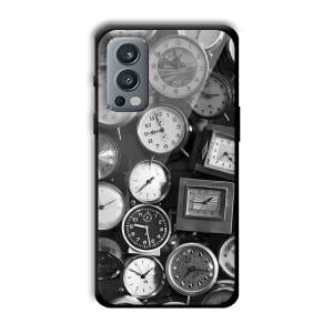 Alarm Clocks Customized Printed Glass Back Cover for OnePlus Nord 2