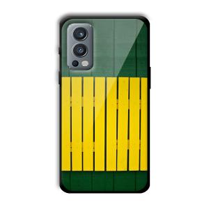 Yellow Fence Customized Printed Glass Back Cover for OnePlus Nord 2