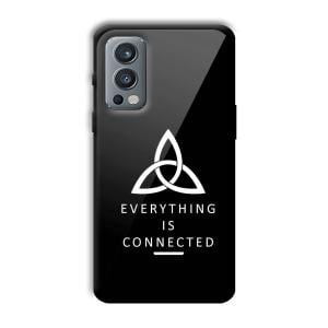 Everything is Connected Customized Printed Glass Back Cover for OnePlus Nord 2