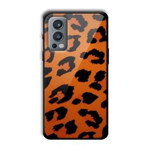 Retro Orange Customized Printed Glass Back Cover for OnePlus Nord 2