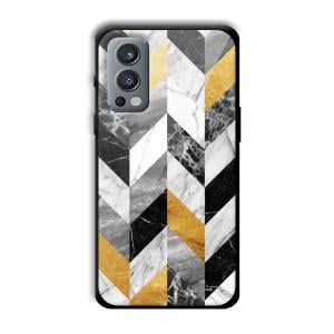 Marble Tiles Customized Printed Glass Back Cover for OnePlus Nord 2