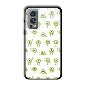 Green Eyes Customized Printed Glass Back Cover for OnePlus Nord 2