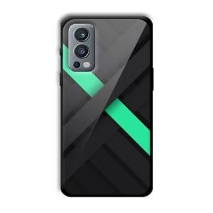 Green Cross Customized Printed Glass Back Cover for OnePlus Nord 2