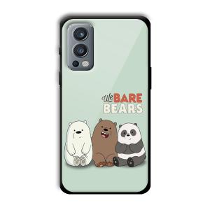 We Bare Bears Customized Printed Glass Back Cover for OnePlus Nord 2