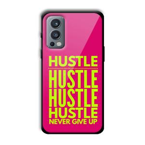 Never Give Up Customized Printed Glass Back Cover for OnePlus Nord 2
