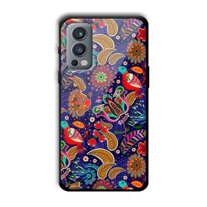 Animal Sketches Customized Printed Glass Back Cover for OnePlus Nord 2